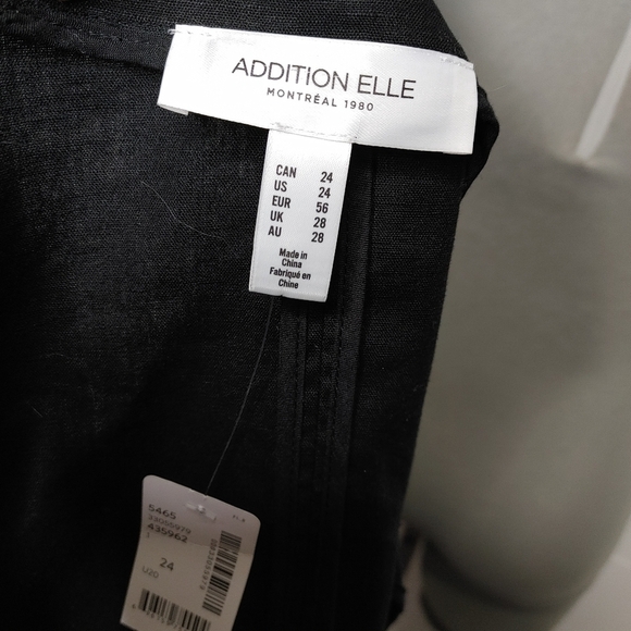 ADDITION Elle Linen Blend Jacket Size 24 - Picture 7 of 11